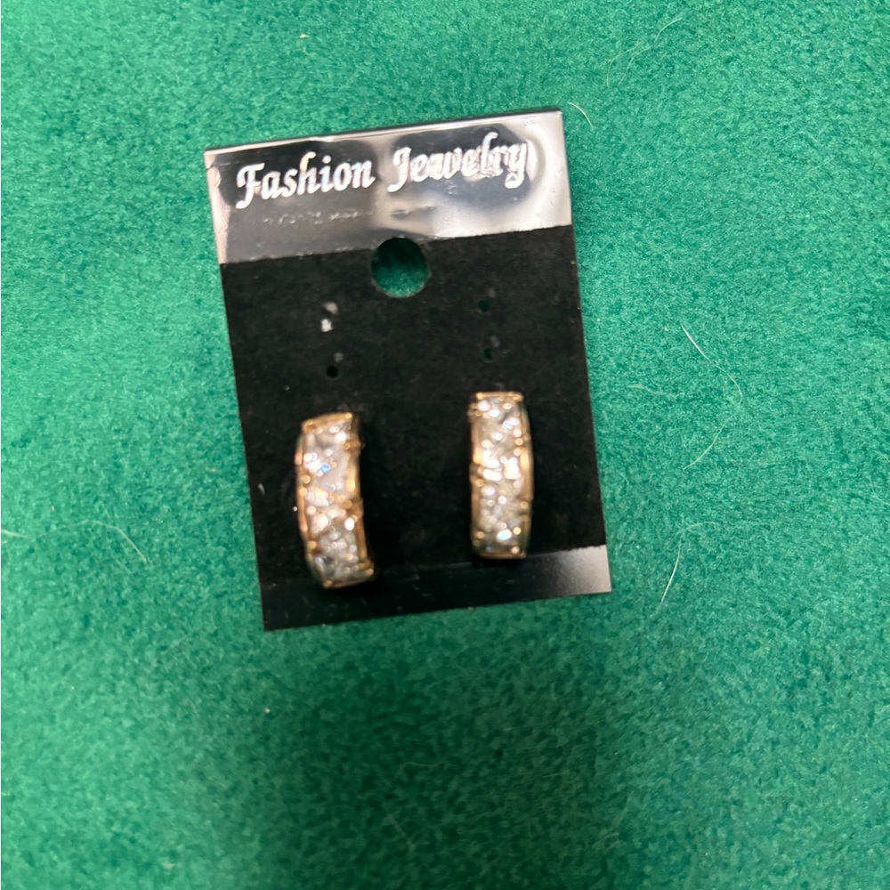 Elegant Gold Stud Earrings